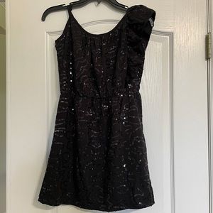 Black Sequin Dress